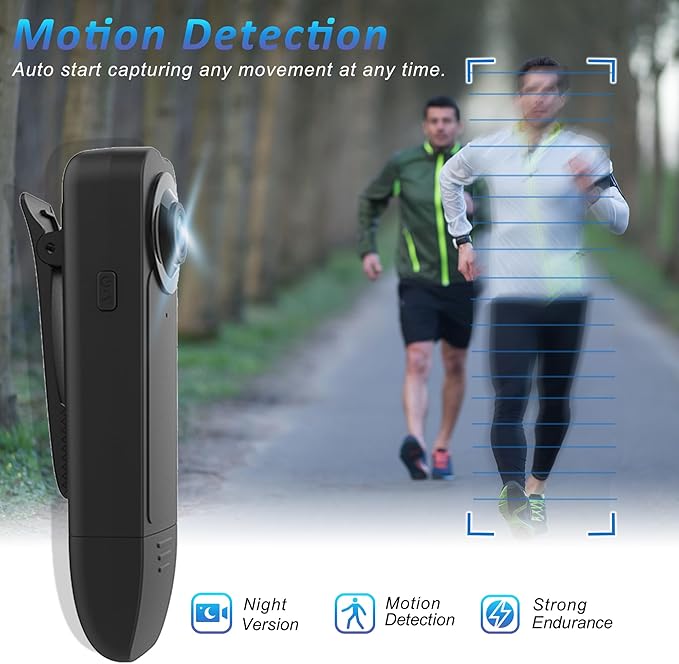 Mini Body Camera with Audio & Video Recording - Image 4