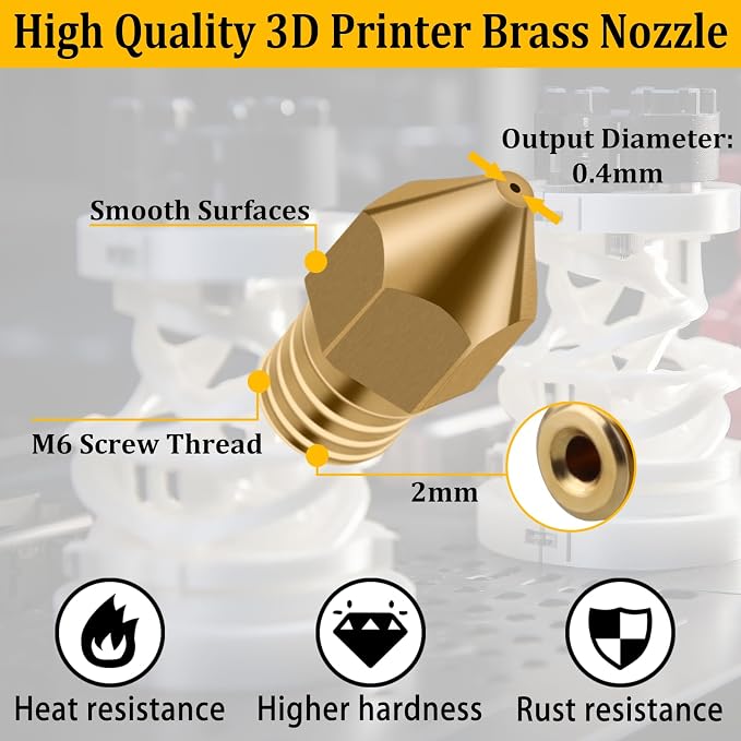 Ender 3 Nozzles 0.4MM, 3D Printer Toos - Image 3
