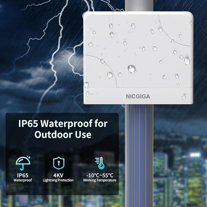 Outdoor Waterproof 4-Port Gigabit PoE Switch - Image 4