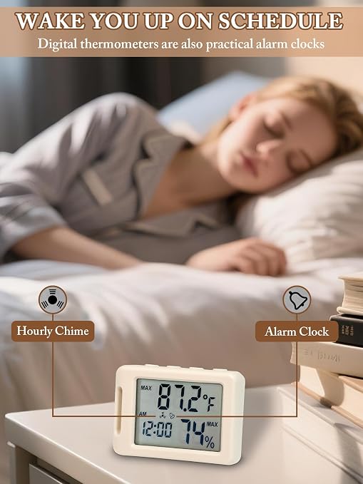 Digital Thermometer, Room Thermometer Indoor, Temperature Humidity Monitor - Image 5