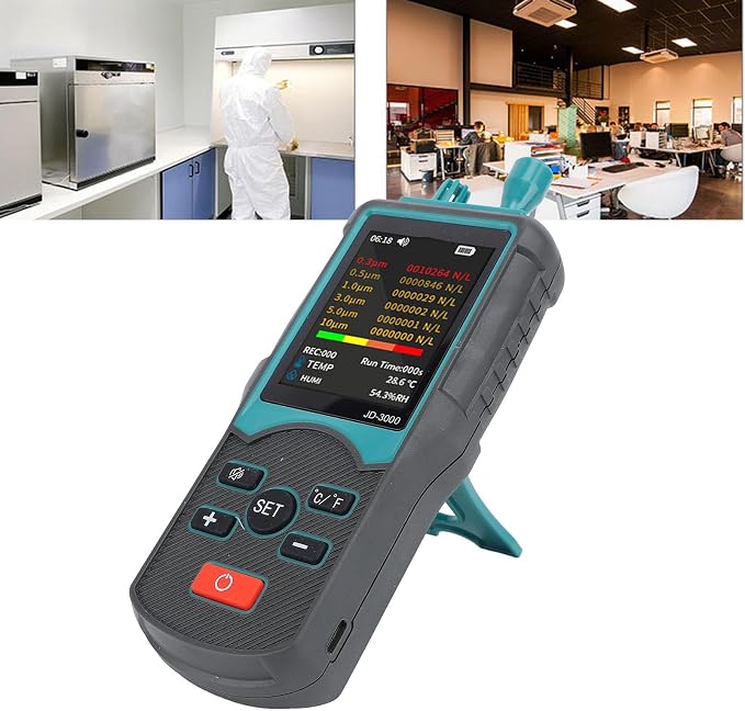 Dust Particle Counter Handheld Aerosol Dust Monitor Air Quality Detection - Image 8