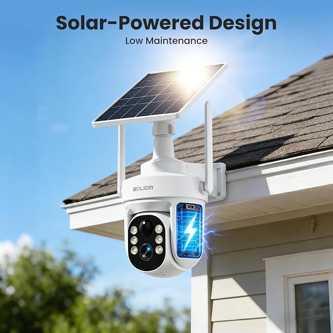 SOLIOM Security Cameras Wireless Outdoor, 6-Camera Solar Security System - Image 7