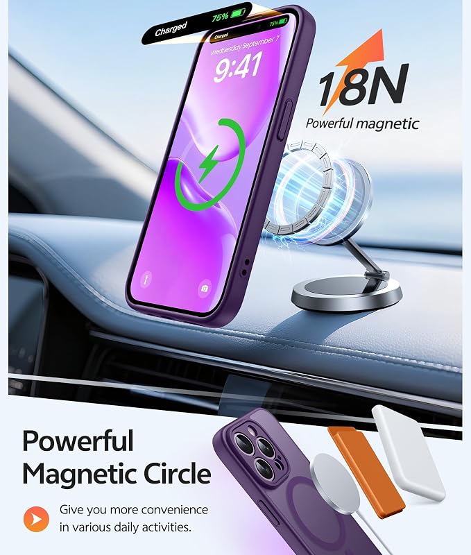FNTCASE for iPhone 14 Pro Case: Translucent Matte Cases - Image 3
