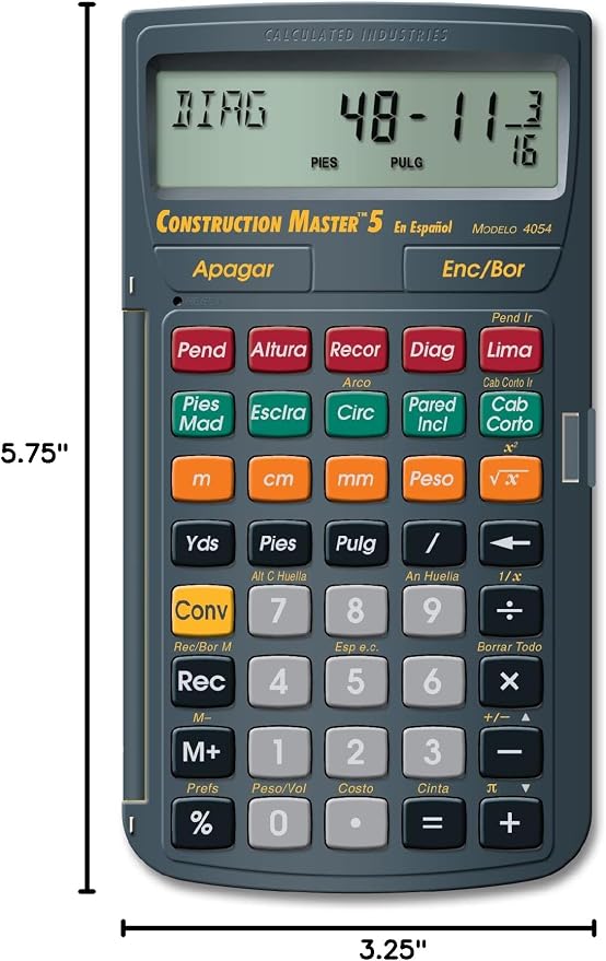 Calculated Industries 4054 Construction Master 5 en Espanol Construction - Image 10