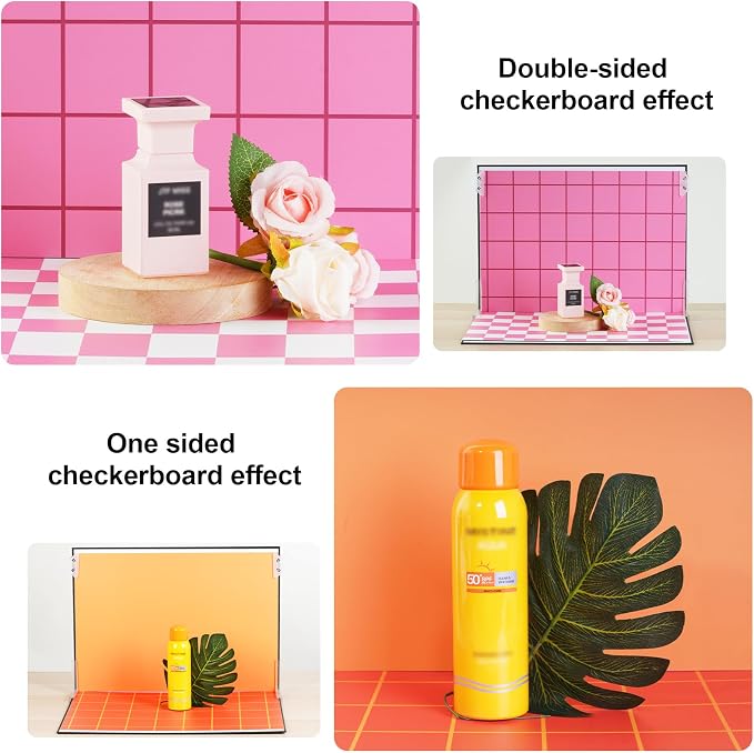 Meking 9Pcs 18Patterns Product Photography Backdrops Kit Photo Backdrop Boards - Image 4