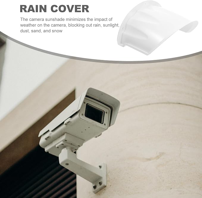 HOMSFOU Outdoor Camera Rain Cover Weatherproof Protective Roof Shield Sun Shade - Image 8