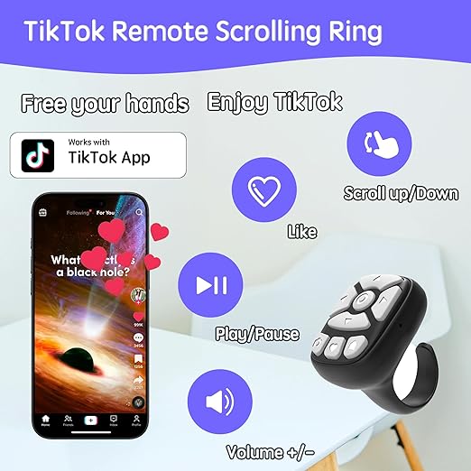 Novzix TikTok Scrolling Ring for iPhone - Image 2