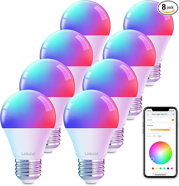 Linkind WiFi Smart Light Bulbs, Alexa Light Bulb Work by Linkind