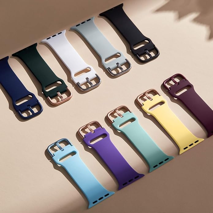 Sport Band Compatible with Apple Watch Bands 49mm 46mm 45mm 44mm 42mm 41mm 40mm - Image 3