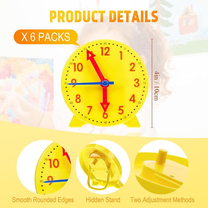 Henoyso 48 Pcs Teaching Clock Kit - Image 2