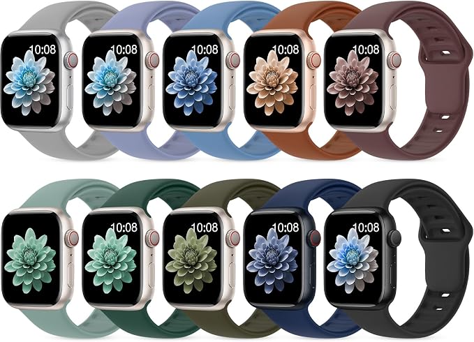 10 Pack Silicone Bands Compatible by UnleashJoyUnlockTrueLife
