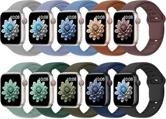 10 Pack Silicone Bands Compatible by UnleashJoyUnlockTrueLife