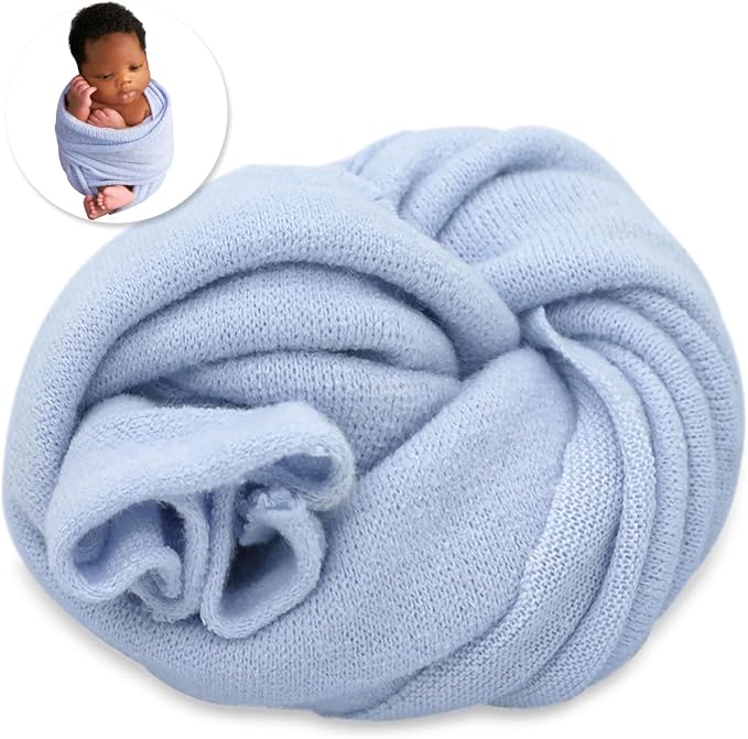Newborn Posing Wrap Newborn Photography Props Soft Stretch Knit Blanket by ForBaysy