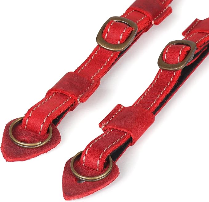 MegaGear SLR, DSLR Sierra Series Genuine Leather Camera Shoulder or Neck Strap - Image 10