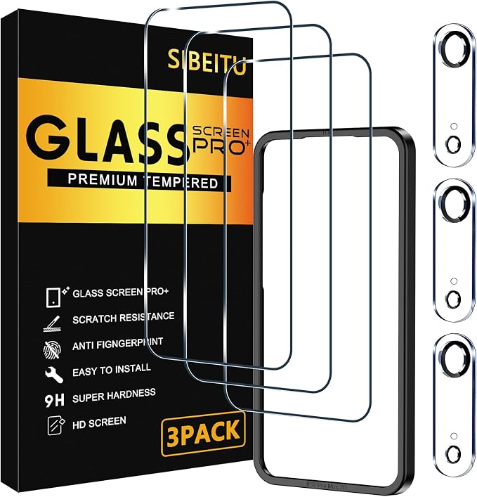 SIBEITU 3 Pack Screen Protector by SIBEITU