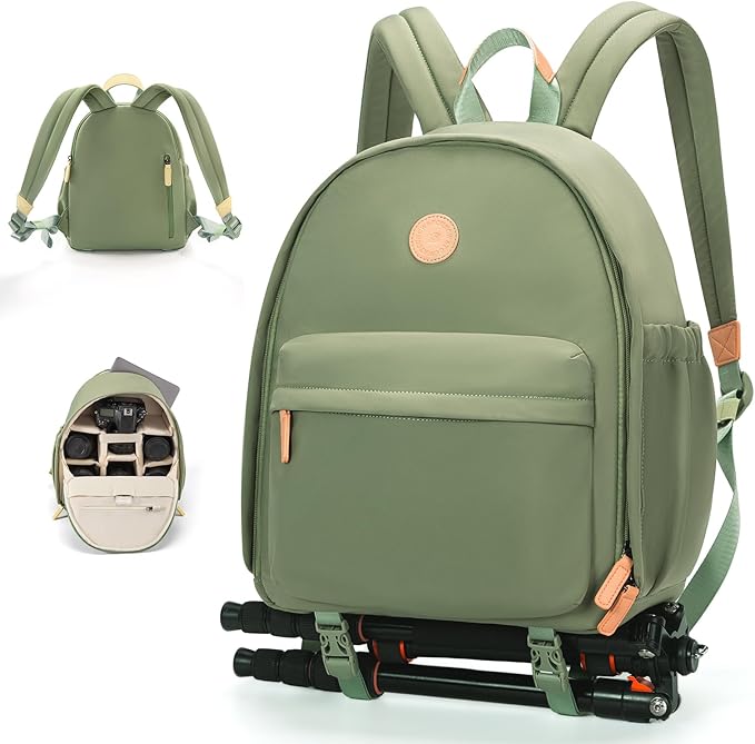 Cwatcun Camera Backpack Bag for Women, Stylish DSLR/SLR Camera Bag by FocusonCameraBag