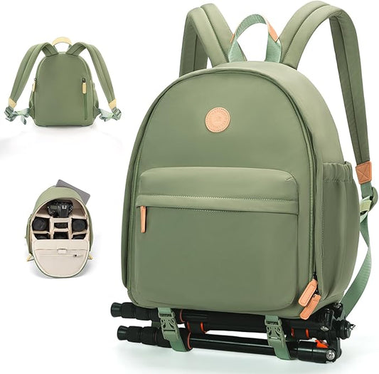 Cwatcun Camera Backpack Bag for Women, Stylish DSLR/SLR Camera Bag by FocusonCameraBag