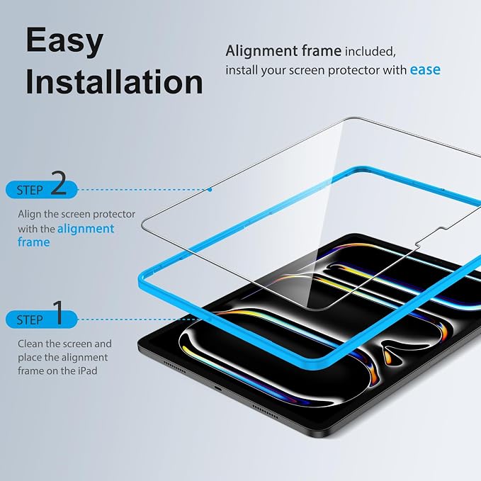 SPARIN Screen Protector for iPad Pro 11 Inch M5 2025/M4 2024, - Image 3