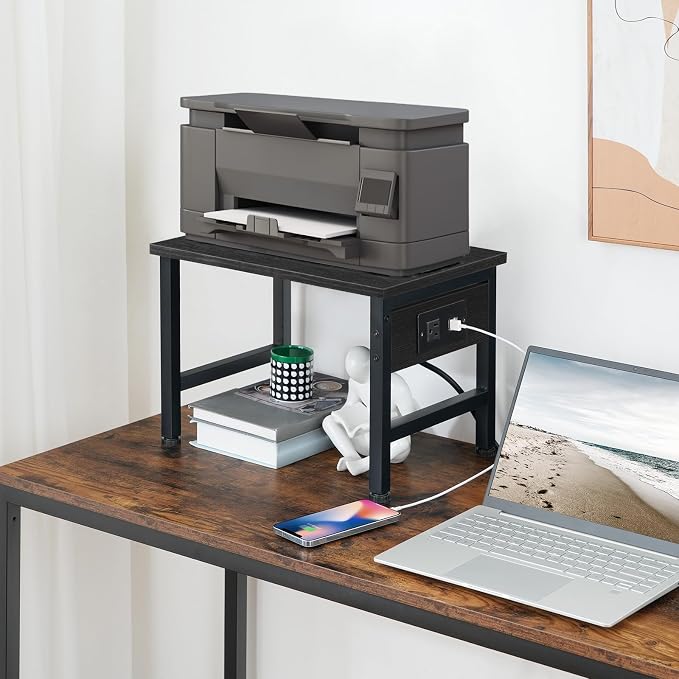 HOOBRO Printer Stand for Desk, Desktop Printer Stand - Image 4