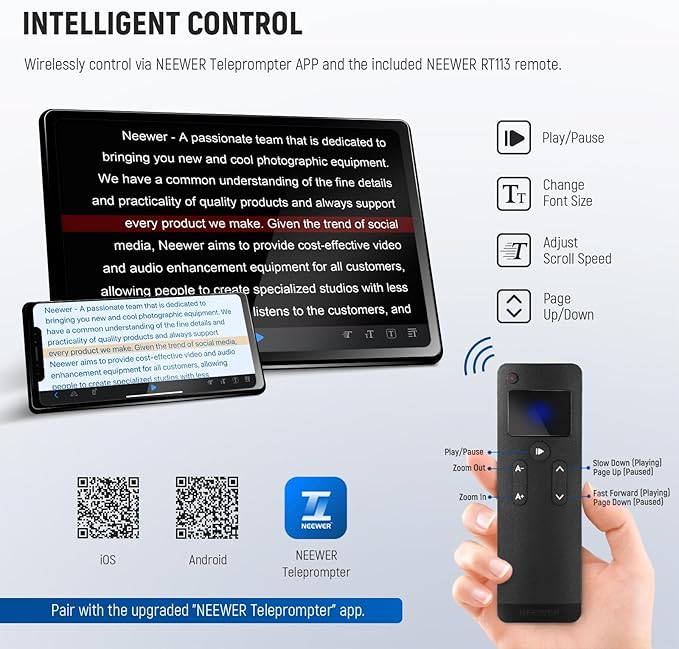 NEEWER Teleprompter X17 II - Image 5