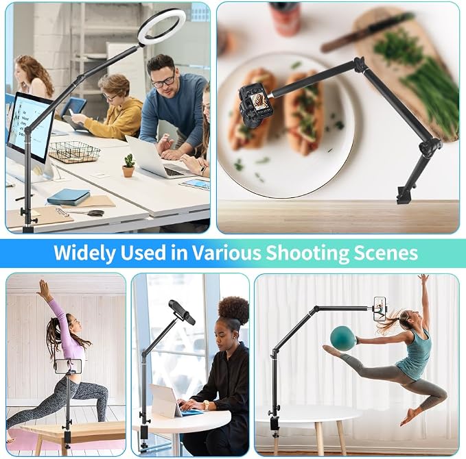 Heavy Duty Overhead Camera Desk Mount Stand 14.5"-41" - Image 2