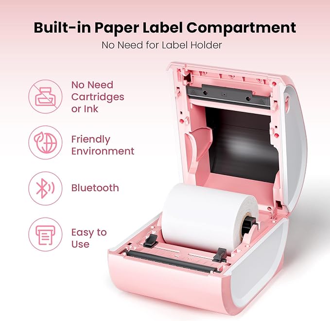Bluetooth Shipping Label Printer - Image 4