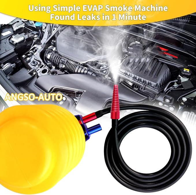 Manual Hand Smoke Pump Automotive Smoke Machine Leak Detector EVAP Vacuum - Image 4