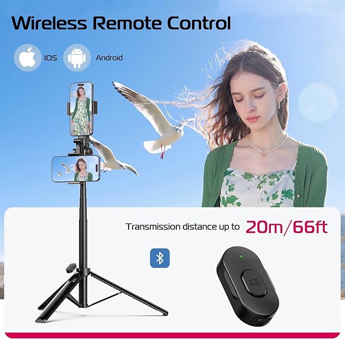 ULANZI MT-70 Extendable Tripod, 360° Rotate Camera Holder - Image 5