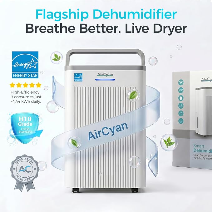 4500 Sq.Ft Most Efficient Energy Star 2025 Dehumidifier - Image 5