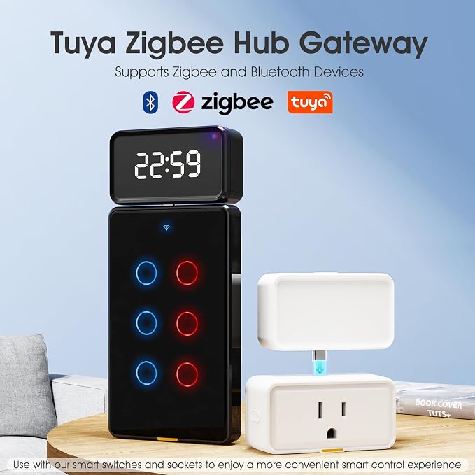 Tuya Zigbee Hub Gateway, Smart Home Bridge Hub - Image 5