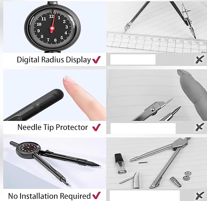 Digital Display Instrument Compasses, - Image 2
