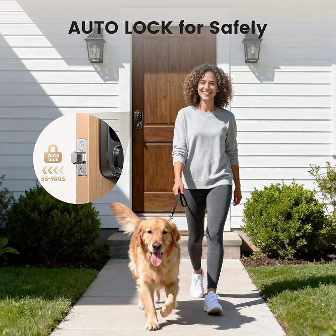 Smart Lock with Palm Vein, Keyless Entry Door Lock - Image 5