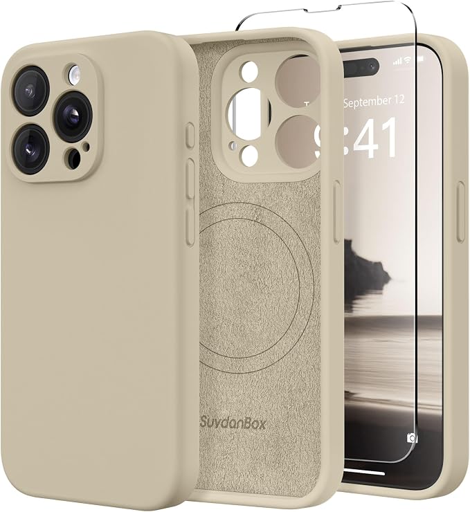 Magnetic for iPhone 15 Pro Max Case, Compatible by SUYDANBOX