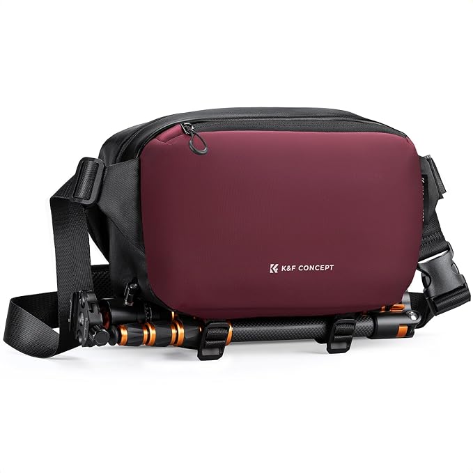 K&F CONCEPT Camera Sling Bag Crossbody Bag Waterproof Camera Shoulder Backpack by KFCONCEPT
