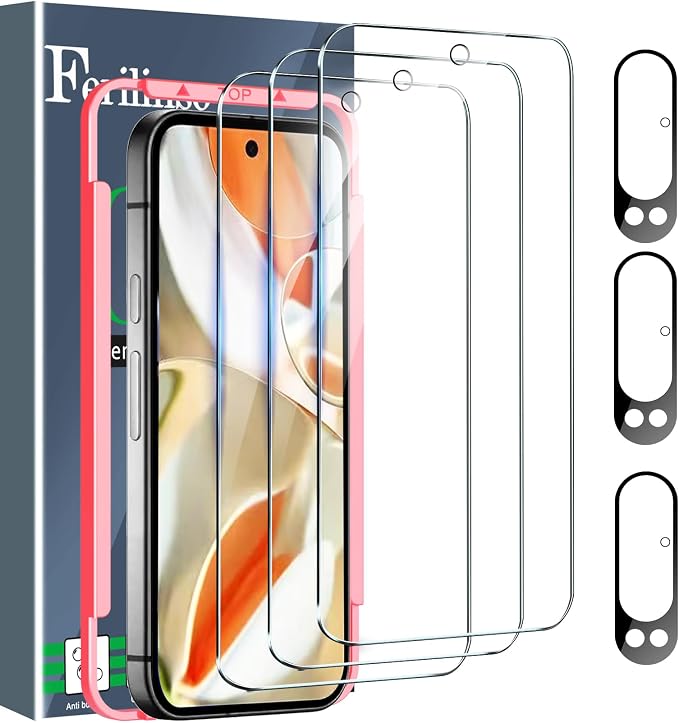 Ferilinso Full Coverage 3 Pack Screen Protector by Ferilinso