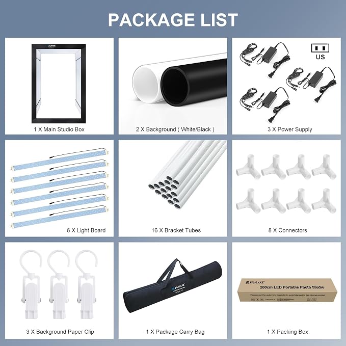 PULUZ Professional Large Photo Light Box Photography Studio - Image 7