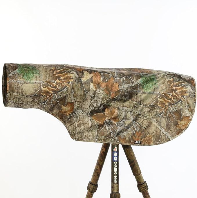 CHASING BIRDS Camouflage Waterproof Opaque Anti-UV Rain Covers Raincoat by CHASINGBIRDS