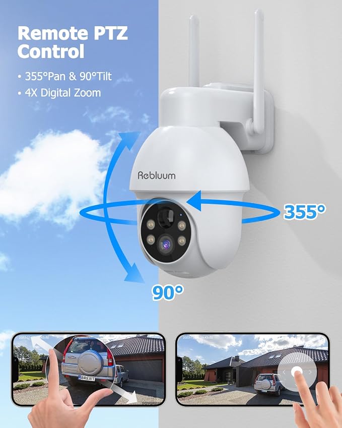 Security Camera Wireless Outdoor, 2K Solar Security Camera, Battery Powered - Image 6