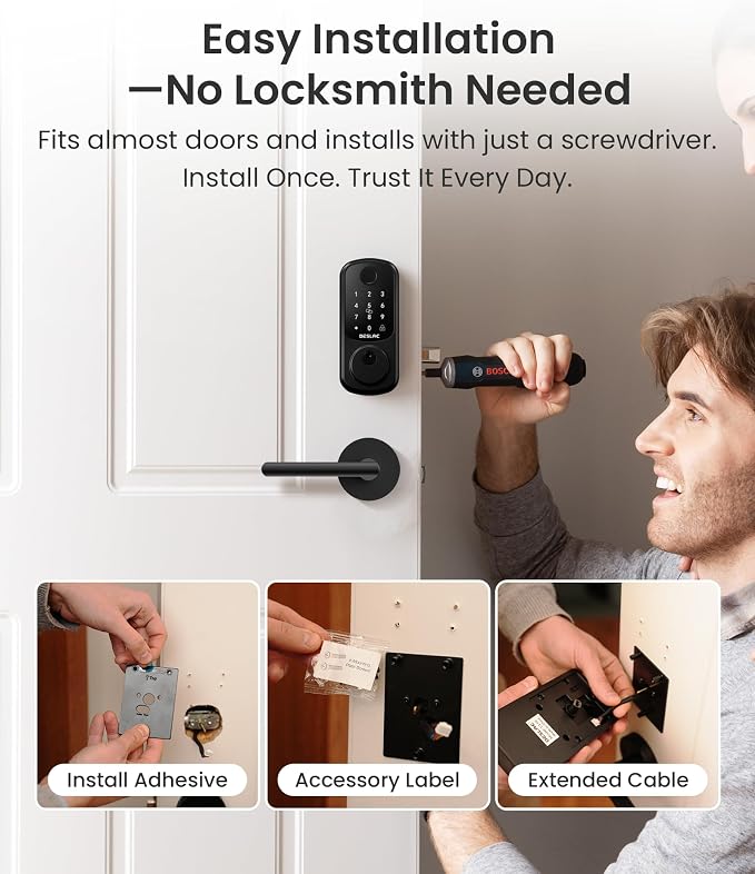 DESLOC B200 Fingerprint Smart Lock - Image 7