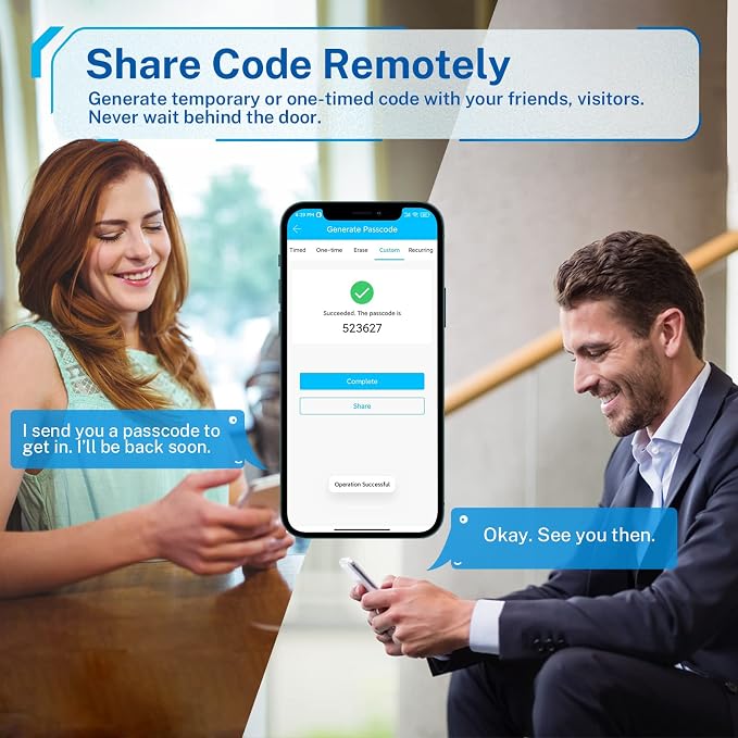 Keypad Smart Door Lock with Handle: Kucacci Keyless Entry Smart Lock - Image 4