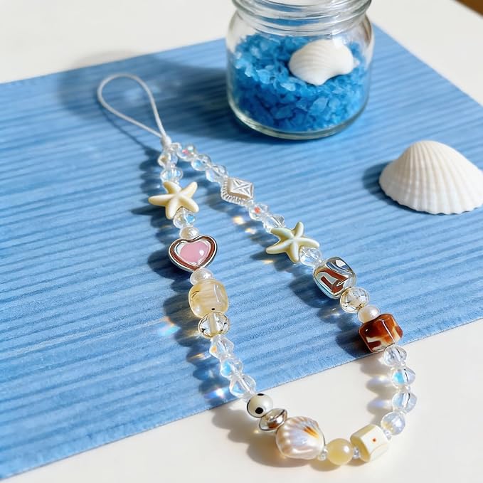Beaded Camera Wrist Strap Cute Digital Camera Charm Lanyard, Phone Wristlet - Image 3