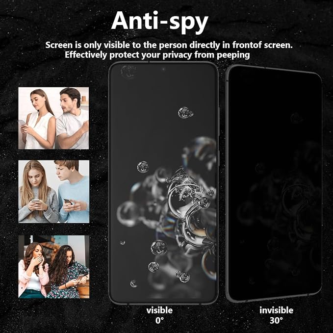 1 Pack for Samsung Galaxy S20 Ultra Privacy Screen Protector - Image 4
