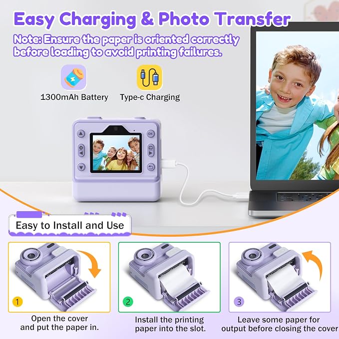 Instant Camera, Instant Print Camera - Image 6