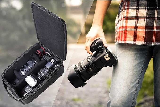 Roomy Camera Protective Bag Insert Waterproof Lens Pouch Shockproof DSLR SLR - Image 7