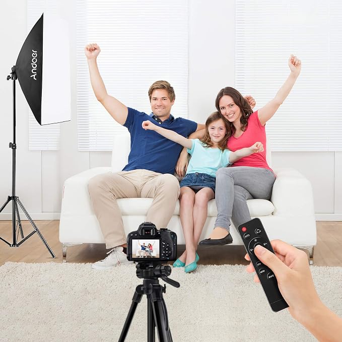 Andoer Softbox Photography Lighting Kit Professional Studio Equipment - Image 8