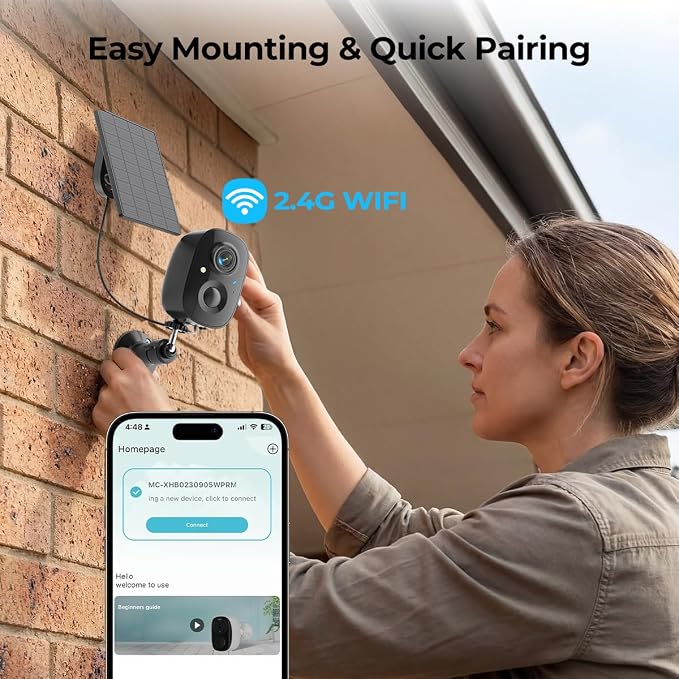 Security Cameras Wireless Outdoor 2K Solar Powered WiFi Cameras - Image 8