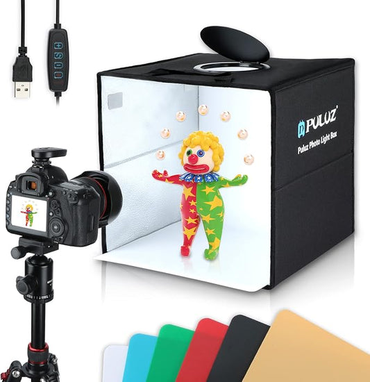 Photo Box, PULUZ Mini Folding Lightbox Portable Light Box Photography Shooting by PULUZ