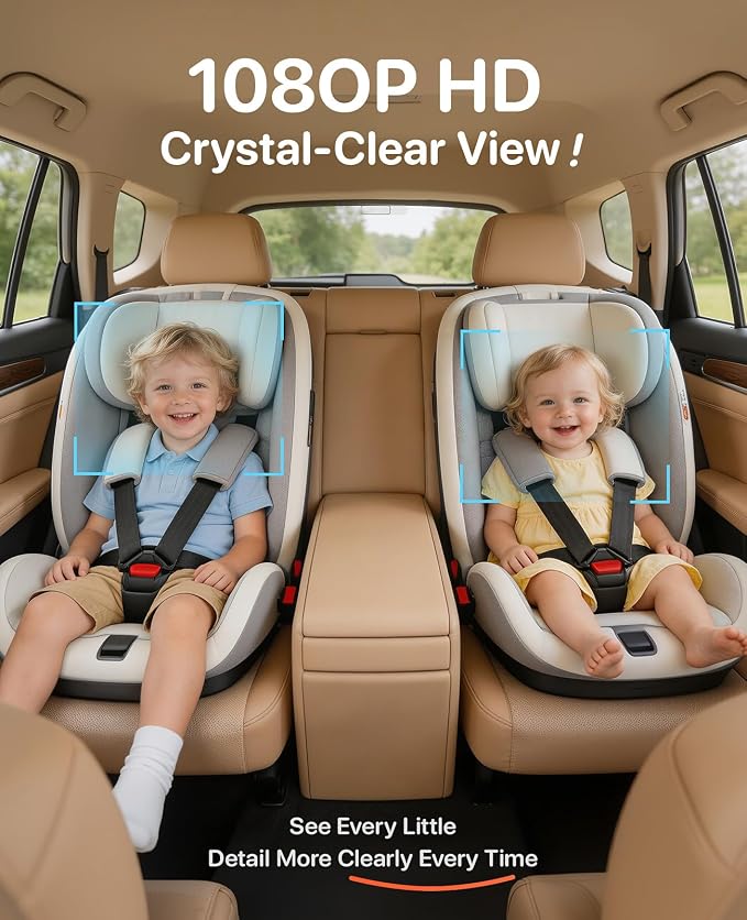 Luckview BM5 MAX 1080P Dual Baby Car Camera - Image 3