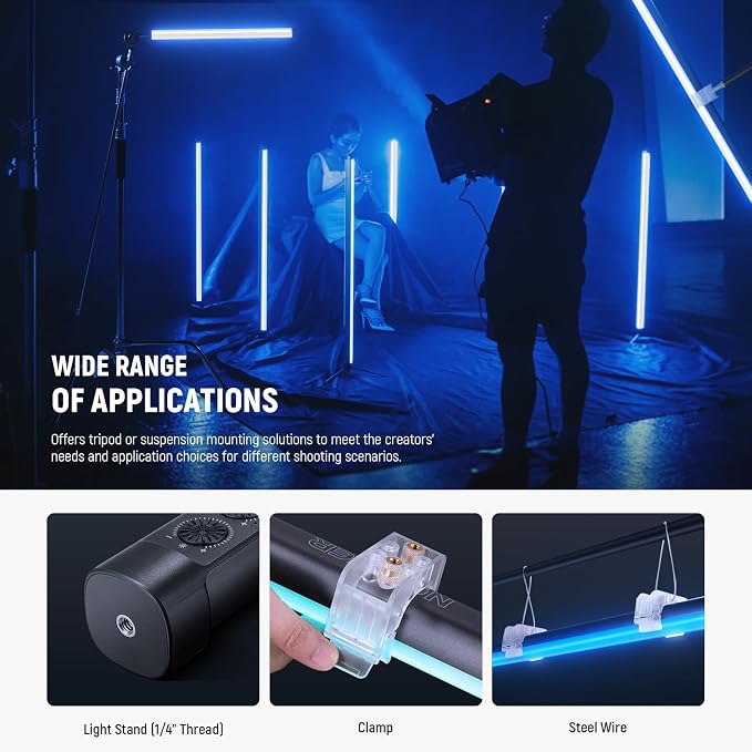 NEEWER RGB Tube Light, 30W LED Video Light RGBWW Full Color Stick Light Wand - Image 9