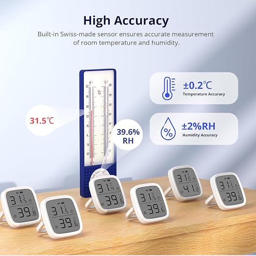 SONOFF Zigbee Indoor Temperature Humidity Sensor, SNZB-02D LCD Wireless Smart - Image 3